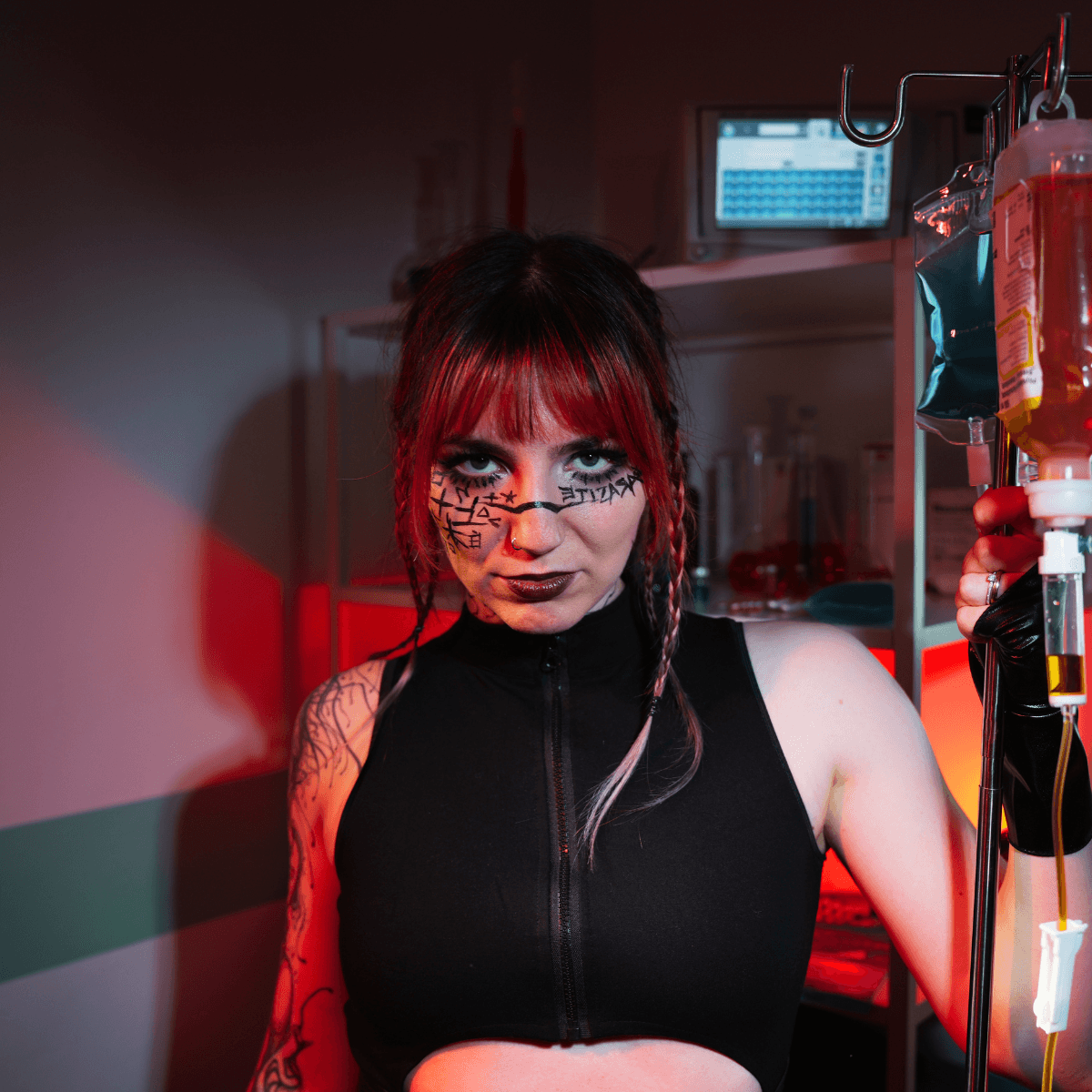 ARDENITE in a red-lit hospital setting for the PARASITE release